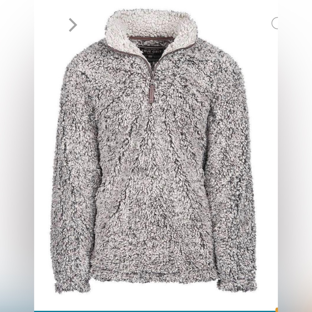 True Grit Women’s Frosty Tipped Pullover in charcoal size large
